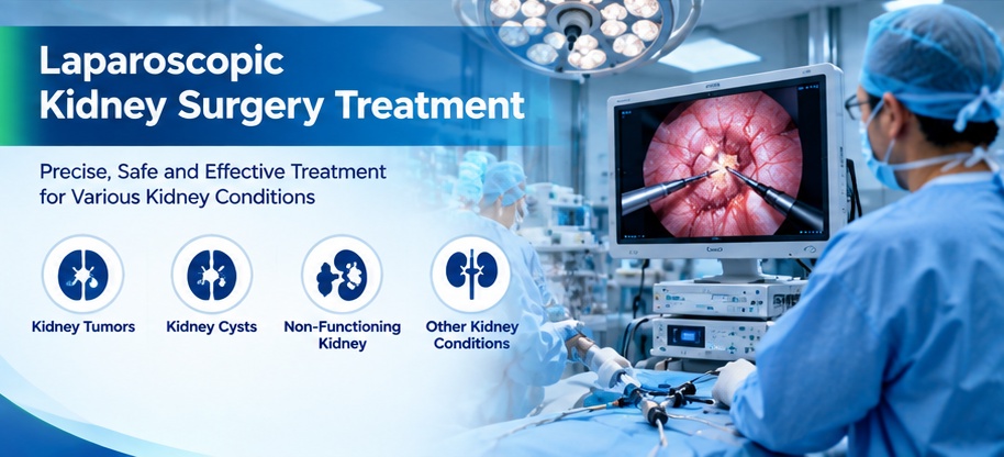 Laparoscopic kidney surgery treatment and minimally invasive renal surgery