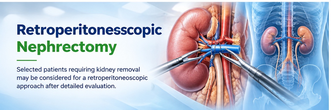 Retroperitoneoscopic nephrectomy kidney surgery in Jaipur