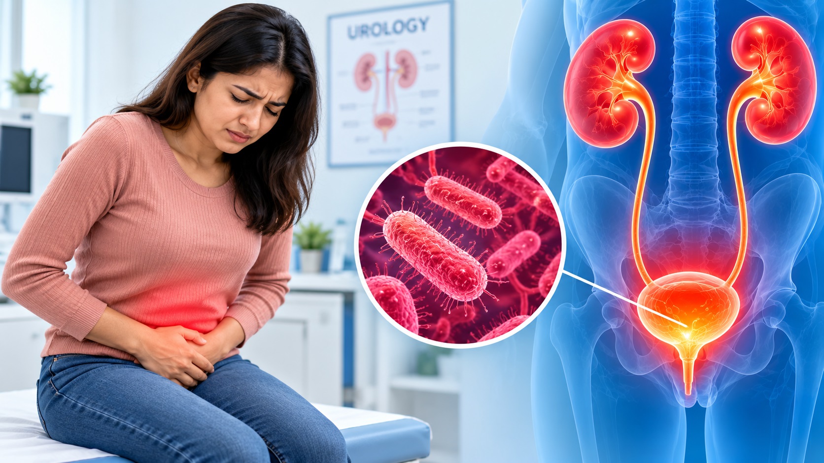 Recurrent urinary tract infection evaluation