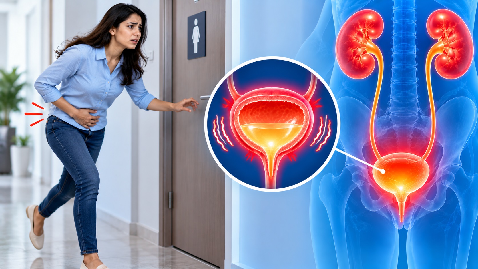 Urinary urgency and bladder symptoms